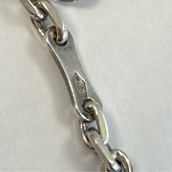 Hermes Bag Charm Leather Apple on Silver-tone Chain - Preloved - Picture 11 of 14